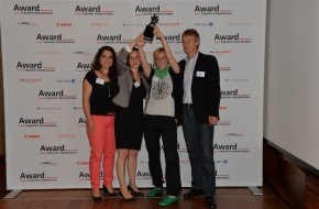 Award Corporate Communications: Award-CC 2013 geht an das Projekt der BSSM für die Basellandschaftliche Kantonalbank (BILD)