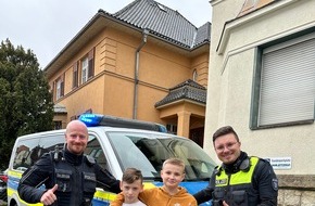 Landespolizeiinspektion Suhl: LPI-SHL: Kleine "Polizisten" klären Unfallflucht