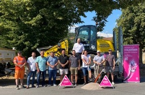 Deutsche Telekom AG: Spatenstich in Bastheim: Telekom startet geförderten Glasfaserausbau