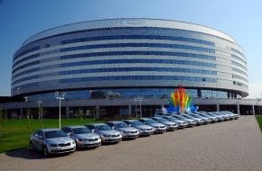 Skoda Auto Deutschland GmbH: Rekord: SKODA ist zum 22 Mal Hauptsponsor der IIHF Eishockey-WM (FOTO)