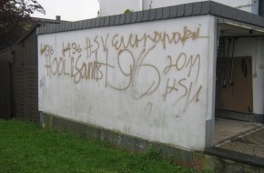 Polizeiinspektion Hameln-Pyrmont/Holzminden: POL-HOL: Stadtoldendorf - Innenstadt: Wände mit Graffiti beschmiert - 14 Taten in der Nacht von Montag auf Dienstag  -