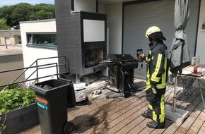 Feuerwehr Bochum: FW-BO: Brennender Gasgrill