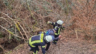 Freiwillige Feuerwehr Hennef: FW Hennef: Feuerwehr rettet Wanderer