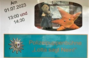 Polizeipräsidium Neubrandenburg: POL-NB: MV-Tag: Samstag zwei Aufführungen der Polizeipuppenbühne im Polizeipräsidium
