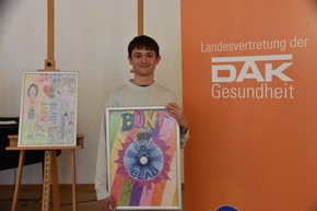 „bunt statt blau“: Schüler aus Hagenow gewinnen DAK-Plakatwettbewerb in Mecklenburg-Vorpommern