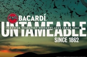 BACARDI: BACARDÍ® zeigt sich "unzähmbar" / Meistausgezeichneter Rum der Welt launcht globale Kampagne mit neuem Logo und Lebensgefühl