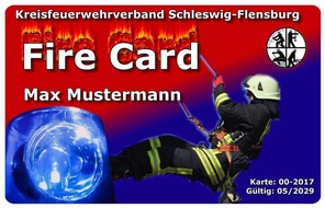 Kreisfeuerwehrverband Schleswig-Flensburg: FW-SL: Medieneinladung zur Einführung der FireCard