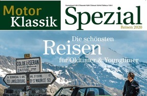 Motor Presse Stuttgart: Fernweh inklusive: Das neue MOTOR KLASSIK SPEZIAL stellt die schönsten Reisen mit Oldtimern und Youngtimern vor