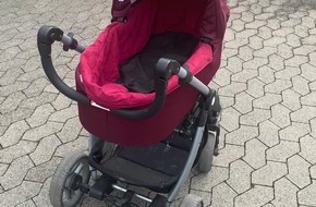 Polizeiinspektion Göttingen: POL-GÖ: (409/2019) Herrenloser Kinderwagen auf Göttinger Wall gefunden - Herkunft unbekannt