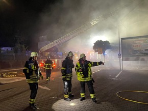 KFV Bodenseekreis: Brand im Döner-Imbiß - Feuerwehr verhindert Übergreifen auf Wohnhaus