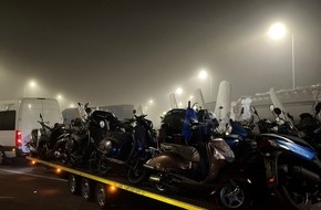 Autobahnpolizeiinspektion: API-TH: 25 Kleinkrafträder waren wohl zu viel