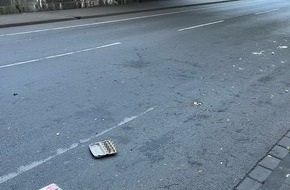 Polizei Duisburg: POL-DU: Mittelmeiderich: Unbekannte Jugendliche schmeißen Eier von Brücke - Zeugensuche