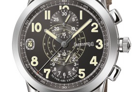 Eberhard & Co.: Neue Armbanduhr für Motorsport-Fans: "Nuvolari Legend" / Chronograph mit Auto-Motiv auf dem Rotor ist Rennfahrerlegende Tazio Nuvolari gewidmet
