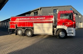 Feuerwehr Hüllhorst: FW Hüllhorst: Neues Fahrzeug für die Feuerwehr Hüllhorst