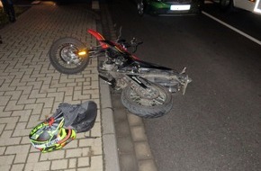 Kreispolizeibehörde Olpe: POL-OE: Rollerfahrer bei Zusammenstoß mit Opel verletzt
