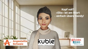 Angestellte Schweiz: Santé mentale au travail : un avatar IA en soutien