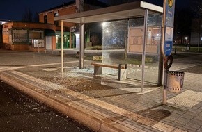 Polizeiinspektion Göttingen: POL-GÖ: (62/2025) Bushaltestelle in Grone erneut beschädigt - Rund 1.000 Euro Schaden, Täter unbekannt