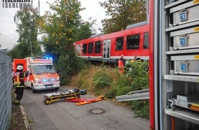 Feuerwehr Iserlohn: FW-MK: Person von Zug erfasst und schwer verletzt