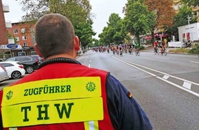 THW Landesverband Hamburg, Mecklenburg-Vorpommern, Schleswig-Holstein: THW-HH MV SH: Streckensicherung der Cyclssic in Hamburg und Schleswig-Holstein