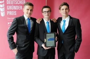 Deutscher Gründerpreis für Schüler: Deutscher Gründerpreis für Schüler geht nach Leutkirch