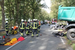 FW-ROW: Mehrere Verletzte nach Unfall