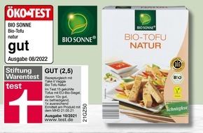NORMA: NORMA-Tofu der Eigenmarke BIO SONNE von ÖKOTEST mit "gut" bewertet / Top-Auszeichnungen auch von STIFTUNG WARENTEST und der DLG