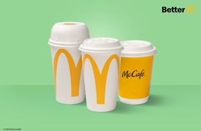 McDonald's Deutschland: McDonald's Deutschland setzt neue Maßstäbe für die Branche: Ab sofort keine Einwegplastikdeckel und Trinkhalme mehr!