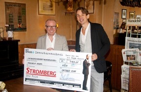 BRAINPOOL TV GmbH: Das hat der Papa gut gemacht! Gewinnauszahlung an alle Crowdinvestoren von STROMBERG - DER FILM startet (FOTO)