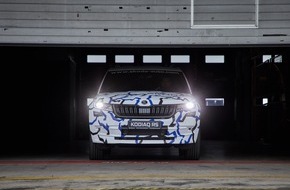 Skoda Auto Deutschland GmbH: Neuer SKODA KODIAQ RS fährt Rekordrunde auf dem Nürburgring