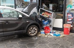 Polizeiinspektion Stralsund: POL-HST: Pkw fährt anscheinend ungebremst in eine Tankstelle