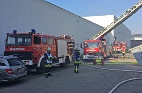 Feuerwehr Attendorn: FW-OE: Brand einer Absauganlage in Attendorner Industriebetrieb
