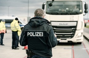 Polizeipräsidium Nordhessen - Kassel: POL-KS: Großkontrolle verschiedener Behörden an der Tank- und Rastanlage Kassel-Ost: zahlreiche Verstöße im Güterverkehr festgestellt