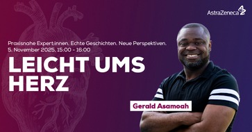 AstraZeneca GmbH: Leicht ums Herz. Kleine Schritte, große Wirkung: Für mehr Leichtigkeit im Alltag