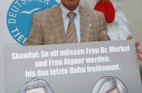 Deutscher Tierschutzbund e.V.: Bundesregierung will Hühnerkäfige noch bis 2035 - Kritik am Tierschutzpaket der Bundesministerin Ilse Aigner (mit Bild)