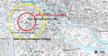 Polizei Bremen: POL-HB: Nr.: 0781 --Sprengung einer Weltkriegsbombe - Evakuierung heute--