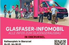 Deutsche Telekom AG: Telekom-Infomobil zum Glasfasernetz in Oberursel
