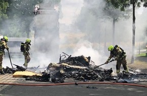 Polizei Paderborn: POL-PB: Sperrmüll brennt im Müllwagen