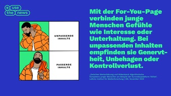 UseTheNews gGmbH: "Auf einmal ist eine ganze Stunde weg." Junge Menschen auf TikTok - zwischen Wertschätzung und Widerstand