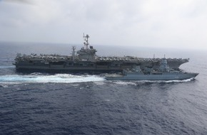 Presse- und Informationszentrum Marine: Fregatte "Hessen" kehrt nach über sechs Monaten in See aus Carrier Strike Group zurück