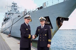 Presse- und Informationszentrum Marine: Neuer Kommandant für die Fregatte "Mecklenburg-Vorpommern"
