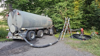 FW-AR: Interkommunale Waldbrandübung der Feuerwehren Ense und Arnsberg