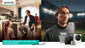 Hisense Gorenje Germany GmbH: Gorenje gewinnt Fu&szlig;ballstar Luka Modric als Markenbotschafter