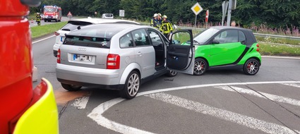 FW-EN: Zwei Verkehrsunfälle mit verletzten Personen