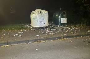 Kreispolizeibehörde Soest: POL-SO: Altglascontainer gesprengt