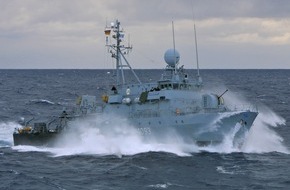 Presse- und Informationszentrum Marine: Deutsche Marine: Pressetermin/ Pressemeldung- Minensucher "Auerbach/Oberpfalz" zurück aus dem Libanon-Einsatz