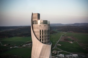 TK Elevator GmbH: Höchste Aussichtsplattform Deutschlands auf dem Testturm von thyssenkrupp Elevator in Rottweil feiert am ersten Oktoberwochenende ihren ersten Geburtstag