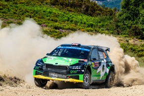 Rally Italien-Sardinien: Škoda Fabia RS Rally2-Fahrer Oliver Solberg will die WRC2-Tabellenführung erobern