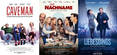 Constantin Film: Startterminänderungen für CAVEMAN, DER NACHNAME und LIEBESDINGS