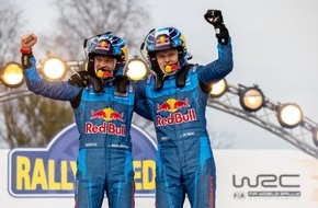 Ford-Werke GmbH: Ott Tänak und M-Sport Ford feiern sensationellen Sieg bei der WM-Rallye Schweden