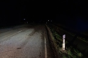Polizeidirektion Neumünster: POL-NMS: 250107-1-pdnms Verkehrsunfallflucht auf der B 203 Höhe Holzdorf, Zeugen gesucht